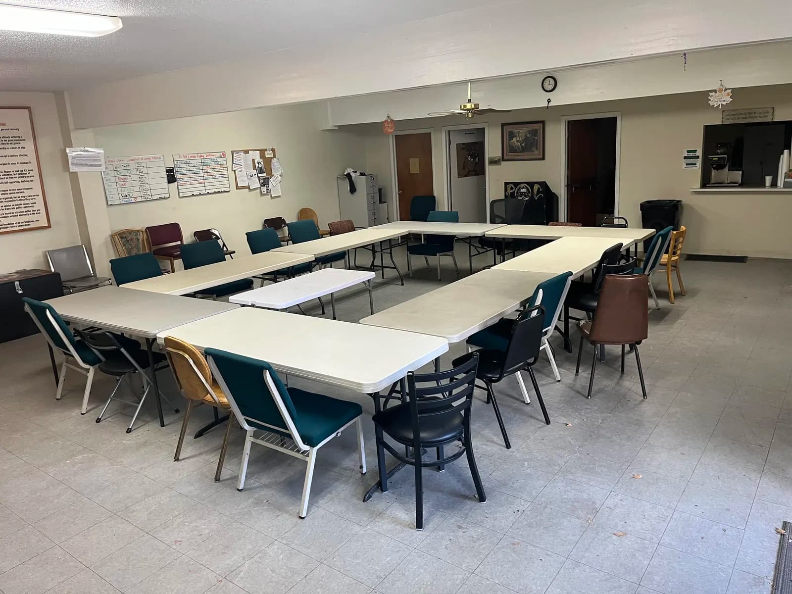 The main meeting room